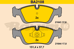 BMW E46 E36 Z4 Z3 Front brake pads